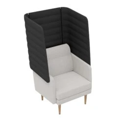 ARCIPELAGO Sofa | 1-Sitzer, Hohe Rückenlehne, Bezugsstoffe BERTA / SYNERGY -Möbel Pro Verkauf 1 Sitzer Sessel ARCIPELAGO mit Sichtschutz 3