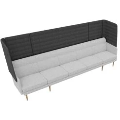 ARCIPELAGO Sofa | 5-Sitzer, Hohe Rückenlehne, Bezugsstoffe BERTA / SYNERGY -Möbel Pro Verkauf 5 Sitzer Sofa Sessel ARCIPELAGO mit hoher Rueckenlehne 3