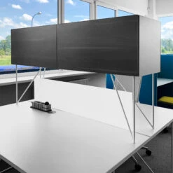 AIR Team-Schreibtisch | 1600 X 1600 Mm, Weiß -Möbel Pro Verkauf AIR 2er Team Schreibtisch Gruppenarbeitsplatz Team Bench Schreibtisch Doppel Arbeitsplatz 5