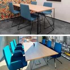 AIR Schreibtisch | 1600 - 1800 Mm, Bernsteineiche -Möbel Pro Verkauf AIR Schreibtisch 1600 x 800 mm Bernsteineiche Tisch Buerotisch Arbeitsplatz Architektentisch Homeofficetisch Coworking 29