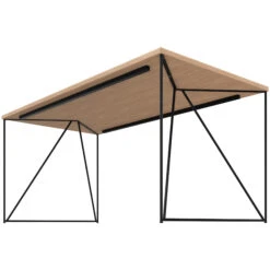 AIR Schreibtisch | 1600 - 1800 Mm, Bernsteineiche -Möbel Pro Verkauf AIR Schreibtisch 1600 x 800 mm Bernsteineiche Tisch Buerotisch Arbeitsplatz Architektentisch Homeofficetisch Coworking 6