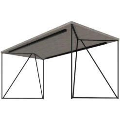 AIR Schreibtisch | 1600 - 1800 Mm, Nordeiche Grau -Möbel Pro Verkauf AIR Schreibtisch 1600 x 800 mm Nordeiche grau Tisch Buerotisch Arbeitsplatz Architektentisch Homeofficetisch Coworking 6
