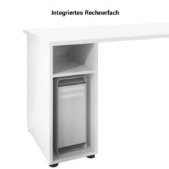 AIR Schreibtisch | 1600 - 1800 Mm, Rechnerfach, Sandesche -Möbel Pro Verkauf AIR Schreibtisch Rechnerfach Sandesche Groesse und Farbe waehlbar Tisch Buerotisch Arbeitsplatz Architektentisch Homeofficetisch Coworking Gamingtisch 3