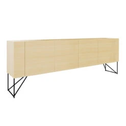 AIR Sideboard | 2200 X 780 Mm, Ahorn Furnier -Möbel Pro Verkauf AIR Sideboard 2 2 M Ahorn Furnier Schrank Bueroschrank Aktenschrank 1