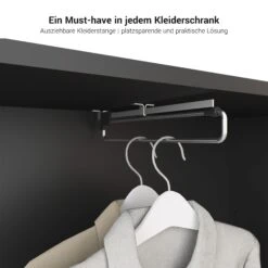 ART Garderobenschrank | 4 OH, 1600 X 1760 Mm, Wildeiche-Anthrazit -Möbel Pro Verkauf ART Garderobenschrank 4 OH Fluegeltuerenschrank 160 x 156 cm Wildeiche Anthrazit aktenschrank stylisch 4