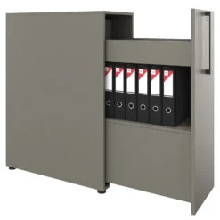 BOXI Apothekerschrank | 3 Schubfächer, 420 X 800 Mm, Cubanitgrau