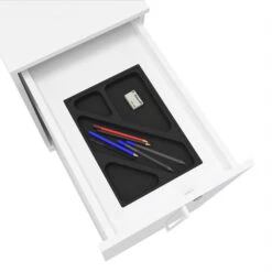 BOXI Apothekerschrank | 2 Schubfächer, 420 X 800 Mm, Weiß -Möbel Pro Verkauf Abschliessbarer BOXI Apothekerschrank BxTxH 42 x 80 x 74 cm Hochcontainer Auszug rechts oder links Weiss 5