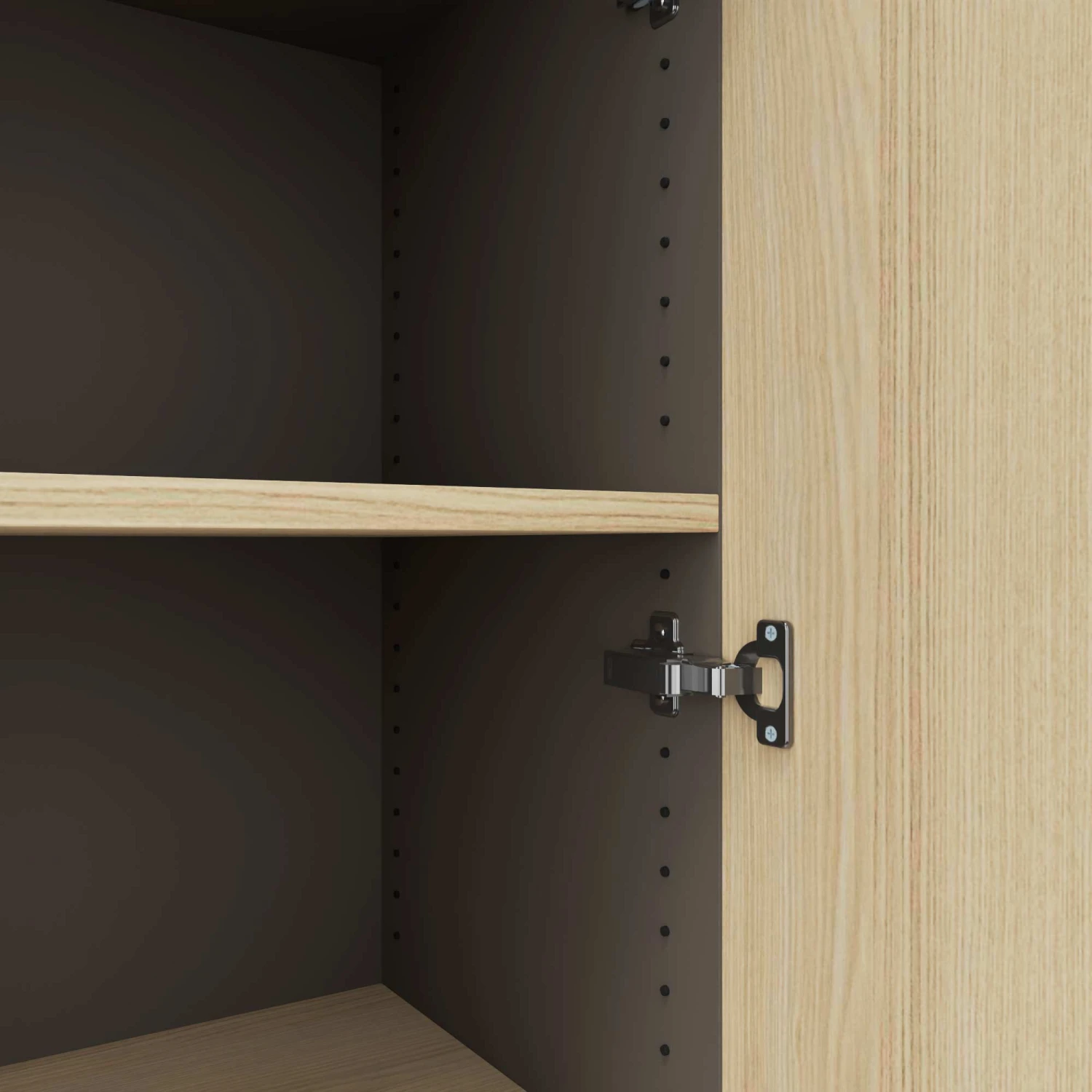 CHOICE Flügeltürenschrank | 3 OH, 800 X 1115 Mm, Cubanitgrau / Sandesche 5 CHOICE Flügeltürenschrank | 3 OH, 800 X 1115 Mm, Cubanitgrau / Sandesche – Bild 3