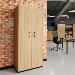 CHOICE Flügeltürenschrank | 5 OH, 800 X 1820 Mm, Bernsteineiche