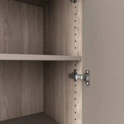 CHOICE Flügeltürenschrank | 6 OH, 1000 X 2170 Mm, Nordeiche Grau / Cubanitgrau -Möbel Pro Verkauf Aktenschrank CHOICE abschliessbar 6 OH 100 x 217 cm Schrank Bueroschrank Fluegeltuerenschrank Cubanitgrau Nordeiche grau