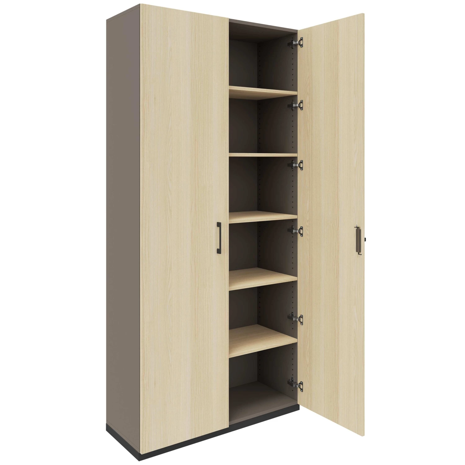 CHOICE Flügeltürenschrank | 6 OH, 1000 X 2170 Mm, Cubanitgrau / Sandesche 4 CHOICE Flügeltürenschrank | 6 OH, 1000 X 2170 Mm, Cubanitgrau / Sandesche – Bild 2