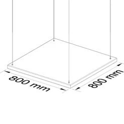 MODUS Akustik-Deckensegel | Horizontal, Komplettsystem, 800 X 800 Mm, Wollbezug VELITO -Möbel Pro Verkauf Akustik Deckenpaneel MODUS horizontal Komplettsystem