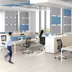 MODUS Akustik-Deckensegel | Vertikal, 1200 X 800 Mm, Wollbezug VELITO -Möbel Pro Verkauf Akustik Deckenpaneel MODUS vertikal Akustikplatten Paneel Filz Absorber Segel Akustik Absorber