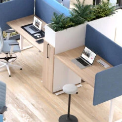 DESK Akustik-Tischtrennwand | 760 Mm Hoch, Polyesterbezug BERTA -Möbel Pro Verkauf Akustik Tischtrennwand DESK Sichtschutz Laermschutz Schallabsorbierend Raumteiler Sichtschutz Sichtblende Trennwand Akustiktrennwand 6