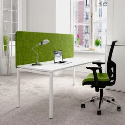 TOP Akustik-Tischtrennwand | 595 Mm Hoch, Wollbezüge VELITO / SYNERGY