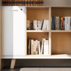 BRALCO RAIL Highboard | 2,5 OH, 1600 X 400 Mm, Eiche Tabak -Möbel Pro Verkauf BRALCO RAIL Highboard BxTxH 160 3 x 40 x 102 5 cm 2 abschliessbare Fluegeltueren 2 Fachboeden 4 offene Faecher Eiche Massivholz Gestell 2 Schloesser Farbkombination waeh 17 4