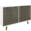 BRALCO RAIL Highboard | 2,5 OH, 1600 X 400 Mm, Eiche Dunkelgrau