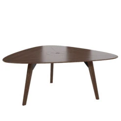 BRALCO RAIL Besprechungstisch | Dreieckig, 1794 X 1716 Mm (6 Personen), Echtholz, Eiche Tabak -Möbel Pro Verkauf BRALCO RAIL Italienischer Designer Besprechungstisch Dreieckig BxTxH 179 4 x 171 6 x 75 cm 6 Personen Echtholzfurnier Tischplatte Eiche Massivholz Gestell Optional mit inte 5 1