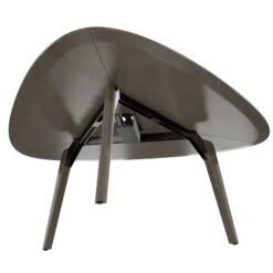 BRALCO RAIL Besprechungstisch | Dreieckig, 1794 X 1716 Mm (6 Personen), Echtholz, Eiche Dunkelgrau -Möbel Pro Verkauf BRALCO RAIL Italienischer Designer Besprechungstisch Dreieckig BxTxH 179 4 x 171 6 x 75 cm 6 Personen Echtholzfurnier Tischplatte Eiche Massivholz Gestell Optional mit inte 5 3