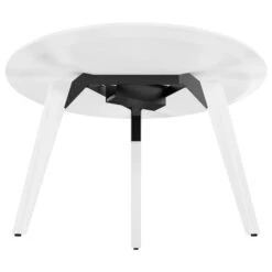 BRALCO RAIL Besprechungstisch | Rund, 1200 - 1600 Mm (4 - 6 Personen), Echtholz, Eiche Weiß -Möbel Pro Verkauf BRALCO RAIL Italienischer Designer Besprechungstisch Echtholzfurnier Tischplatte Eiche Massivholz Gestell Eiche Weiss Elektrifizierung moeglich Konferenztisch Echtholztisch 20