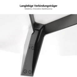 BRALCO RAIL Besprechungstisch | Rund, 1200 - 1600 Mm (4 - 6 Personen), Grau Getönte Glas-Tischplatte, Eiche-Massivholz-Gestell -Möbel Pro Verkauf BRALCO RAIL Italienischer Designer Besprechungstisch Groesse und Gestellfarbe waehlbar grau getoente Glas Tischplatte Eiche Massivholz Gestell Konferenztisch Rundtisch Glast 19