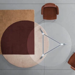 BRALCO RAIL Besprechungstisch | Rund, 1200 - 1600 Mm (4 - 6 Personen), Grau Getönte Glas-Tischplatte, Eiche-Massivholz-Gestell -Möbel Pro Verkauf BRALCO RAIL Italienischer Designer Besprechungstisch Groesse und Gestellfarbe waehlbar grau getoente Glas Tischplatte Eiche Massivholz Gestell Konferenztisch Rundtisch Glast 26