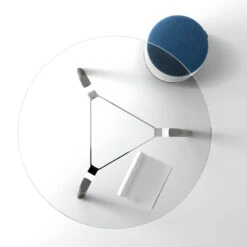 BRALCO RAIL Besprechungstisch | Rund, 1200 - 1600 Mm (4 - 6 Personen), Echtholz, Eiche Dunkelgrau -Möbel Pro Verkauf BRALCO RAIL Italienischer Designer Besprechungstisch Groesse waehlbar Echtholzfurnier Tischplatte Eiche Massivholz Gestell Eiche Dunkelgrau Elektrifizierung moeglich Konferen 30