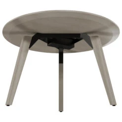 BRALCO RAIL Besprechungstisch | Rund, 1200 - 1600 Mm (4 - 6 Personen), Echtholz, Eiche Hellgrau -Möbel Pro Verkauf BRALCO RAIL Italienischer Designer Besprechungstisch Groesse waehlbar Echtholzfurnier Tischplatte Eiche Massivholz Gestell Eiche Hellgrau Elektrifizierung moeglich Konferenzti 7