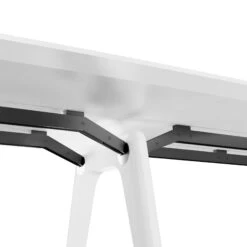 BRALCO RAIL Konferenztisch | 3600 X 1200 Mm, Eiche Weiß -Möbel Pro Verkauf BRALCO RAIL Italienischer Designer Konferenztisch BxTxH 360 x 120 x 75 cm 12 16 Personen Optional mit zwei integrierten Kabelklappen und wannen Echtholzfurnier Tischplatte E 4