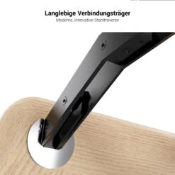 BRALCO RAIL Konferenztisch | 3600 X 1200 Mm, Eiche Carbon -Möbel Pro Verkauf BRALCO RAIL Italienischer Designer Konferenztisch BxTxH 360 x 120 x 75 cm 12 16 Personen Optional mit zwei integrierten Kabelklappen und wannen Echtholzfurnier Tischplatte 14 2