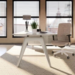 BRALCO RAIL Schreibtisch | 1800 - 2400 Mm, Integriertes Lowboard, Echtholz, Eiche Tabak -Möbel Pro Verkauf BRALCO RAIL Italienischer Designer Schreibtisch mit integriertem Lowboard Abschliessbare Schubladen Echtholzfurnier Tischplatte Eiche Massivholz Gestell Elektrifizierung Groes 23 3