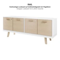 BRALCO RAIL Lowboard | 1,5 OH, 1603 X 400 Mm, Eiche Dunkelgrau -Möbel Pro Verkauf BRALCO RAIL Lowboard BxTxH 160 3 x 40 x 62 5 cm 2 Paar Fluegeltueren mit Echtholzfurnier Beschichtung Eiche Massivholz Gestell 2 Schloesser Farbkombination waehlbar Sidebo 13 6
