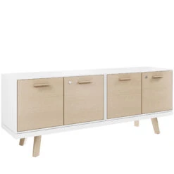 BRALCO RAIL Lowboard | 1,5 OH, 1603 X 400 Mm, Eiche Natur