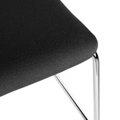 WAIT Barhocker | Stapelbar, 4-Fuß-Gestell, Bezugsstoffe BERTA / LUCIA / VELITO / SYNERGY -Möbel Pro Verkauf Barhocker Edelstahl Tresen Barmoebel Stuhl Hocker Theken Farbwahl Barstuhl WAIT 10