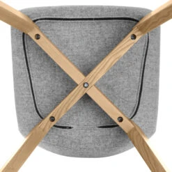 TWIST&SIT Barhocker | Massivholz-Gestell, 635 Mm Sitzhöhe, Wollbezug VELITO -Möbel Pro Verkauf Barhocker TWISTundSIT 84 cm Fussgestell Echtholz Tresenhocker Hocker Hochstuhl 16