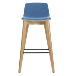 TWIST&SIT Barhocker | Massivholz-Gestell, 635 Mm Sitzhöhe, Wollbezug VELITO -Möbel Pro Verkauf Barhocker TWISTundSIT 84 cm Fussgestell Echtholz Tresenhocker Hocker Hochstuhl 7