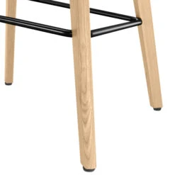 TWIST&SIT Barhocker | Massivholz-Gestell, 735 Mm Sitzhöhe, Wollbezug SYNERGY -Möbel Pro Verkauf Barhocker TWISTundSIT 94 cm Hoehe 4 Fussgestell Echtholz Tresenhocker Hochstuhl Hocker 11 1