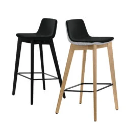 TWIST&SIT Barhocker | Massivholz-Gestell, 735 Mm Sitzhöhe, Wollbezug VELITO -Möbel Pro Verkauf Barhocker TWISTundSIT 94 cm Hoehe 4 Fussgestell Echtholz Tresenhocker Hocker Hochstuhl 13