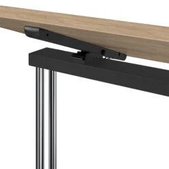 LIBRO Klapptisch | Rollbar, Klappbar, 1600 X 800 Mm, Bernsteineiche -Möbel Pro Verkauf Besprechungstisch LIBRO 160 x 80 cm Klappbar Rollbar Klapptisch Bernsteineiche 2