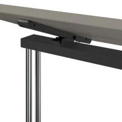 LIBRO Klapptisch | Rollbar, Klappbar, 1600 X 800 Mm, Cubanitgrau -Möbel Pro Verkauf Besprechungstisch LIBRO 160 x 80 cm Klappbar Rollbar Klapptisch Cubanitgrau 3
