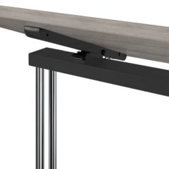 LIBRO Klapptisch | Rollbar, Klappbar, 1600 X 800 Mm, Nordeiche Grau -Möbel Pro Verkauf Besprechungstisch LIBRO 160 x 80 cm Klappbar Rollbar Klapptisch Nordeiche grau 2