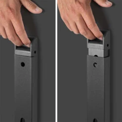 SAVIO Klapptisch | Rollbar, Klappbar, 1600 X 800 Mm, Anthrazit -Möbel Pro Verkauf Besprechungstisch SAVIO 160 x 80 cm Klappbar Rollbar Klapptisch Anthrazit 4