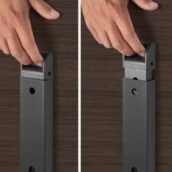 SAVIO Klapptisch | Rollbar, Klappbar, 1600 X 800 Mm, Nussbaum -Möbel Pro Verkauf Besprechungstisch SAVIO 160 x 80 cm Klappbar Rollbar Klapptisch Nussbaum 4