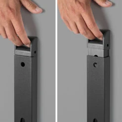 SAVIO Klapptisch | Rollbar, Klappbar, 1600 X 800 Mm, Perlgrau -Möbel Pro Verkauf Besprechungstisch SAVIO 160 x 80 cm Klappbar Rollbar Klapptisch Perlgrau 4