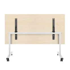 TILTING Klapptisch | Rollbar, Klappbar, 1600 X 800 Mm, Ahorn -Möbel Pro Verkauf Besprechungstisch TILTING 160 x 80 cm Klappbar Rollbar Klapptisch Ahorn 5