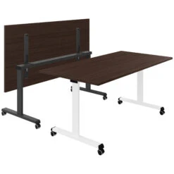 TILTING Klapptisch | Rollbar, Klappbar, 1600 X 800 Mm, Nussbaum
