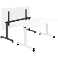 TILTING Klapptisch | Rollbar, Klappbar, 1600 X 800 Mm, Weiß