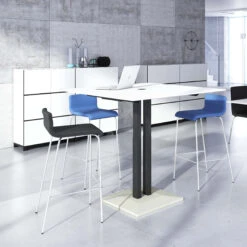 JAZZ Besprechungstisch | Höhenverstellbar, 1200 X 1200 Mm, Weiß 11 JAZZ Besprechungstisch | Höhenverstellbar, 1200 X 1200 Mm, Weiß -Möbel Pro Verkauf Besprechungstisch hoehenverstellbar JAZZ 120 x 120 cm gross Sitz Stehtisch Meetingtisch 3