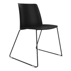 POLYTONE-L Besucher- Und Konferenzstuhl | Kufengestell -Möbel Pro Verkauf Besucher und Konferenzstuhl POLYTONE L Sitz aus Polypropylen Kunststoff Pulverbeschichtetes Kufengestell Farbe waehlbar 34