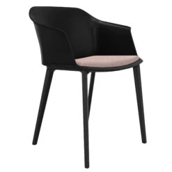 POLYTONE-C Besucher- Und Konferenzstuhl, Farbe Schwarz -Möbel Pro Verkauf Besucher und Konferenzstuhl POLYTONE schwarze Kunststoff 4 Fuss Basis Kunststoff Sitzschale in Schwarz 21